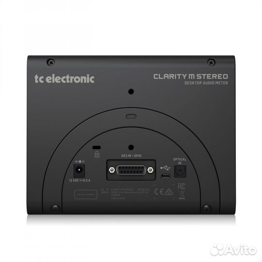 TC electronic clarity M stereo, стерео измеритель громкости и пиков c 7' жк-дисплеем и USB