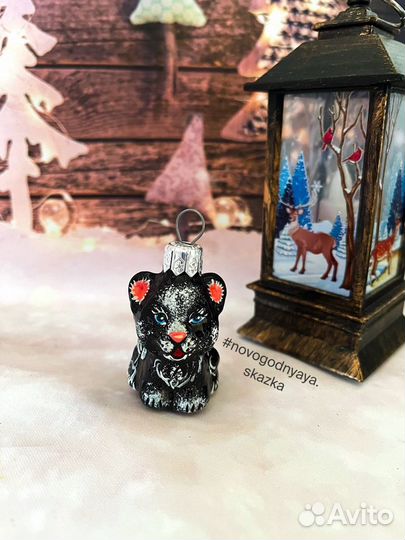 Елочные игрушки (стеклянные,ручная работа, новые)