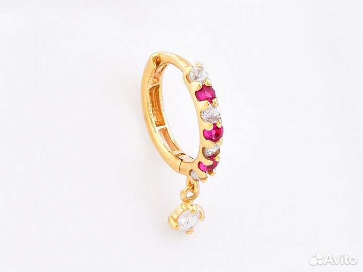 Серьги золотые