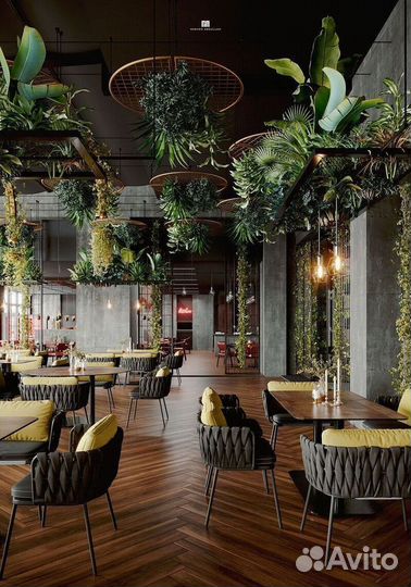 Озеленение подвесных конструкций