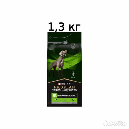 Корм для собак Purina Pro Plan HA 1,3 кг