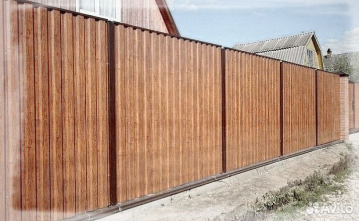 Забор из профнастила
