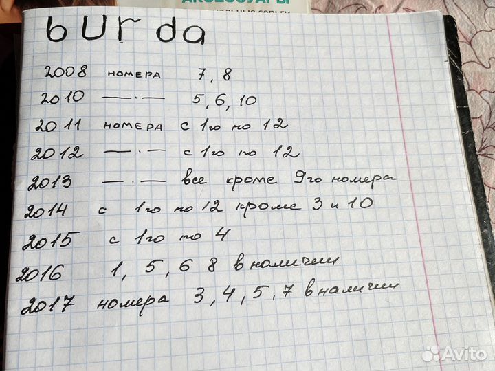 Журналы бурда моден, Ателье, Моден, Шитье и крой