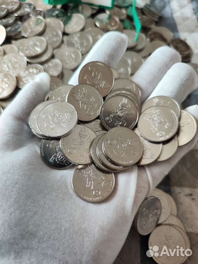 Монеты волк-забивака,освобождение Ленинграда,UNC