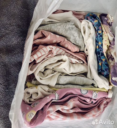 Пакет вещей для малышки от 3х до 6 месяцев