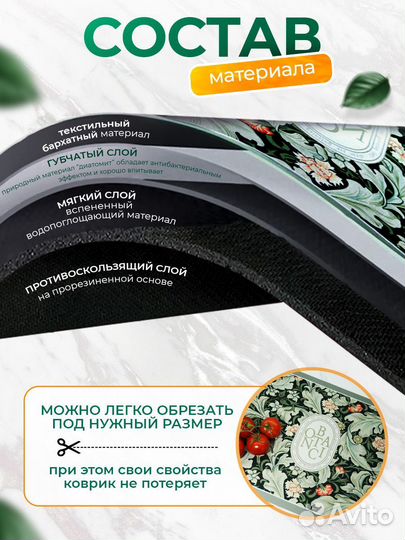 Коврик для сушки посуды впитывающий