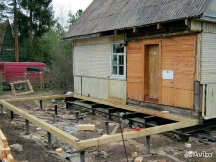 Строители, Усиление и ремонт фундамента