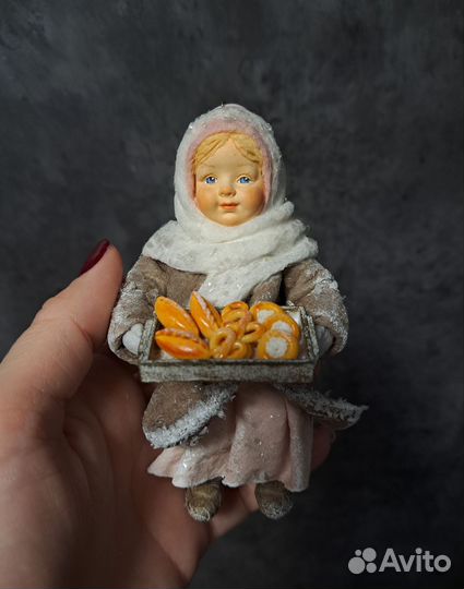 Ватные елочные игрушки
