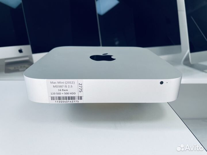 Mac Mini (2012) i5 2.5 16 Ram 120SSD + 500 HDD