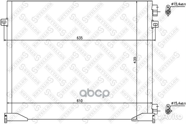 10-45635-SX радиатор кондиционера Renault Traf