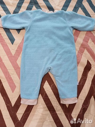 Флисовый комбинезон, размер 68-74