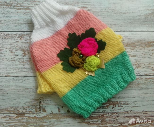 Вязанные изделия для собачек и кошечек