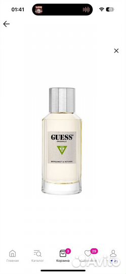 Туалетная вода guess originals type 1 (100 ml )
