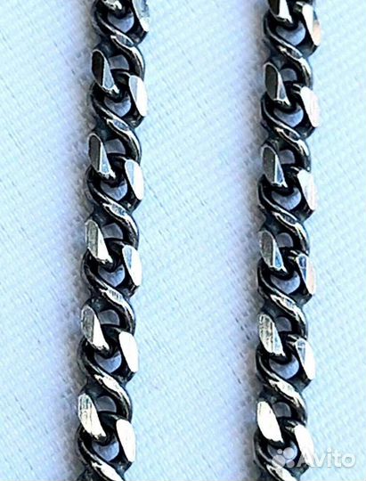 Мужская серебряная цепь