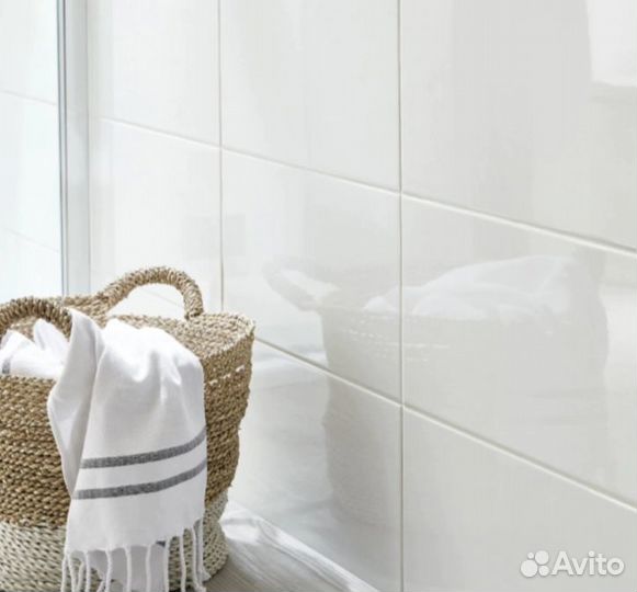 Плитка настенная Белая 20х30 см Глянцевая Шахтинск