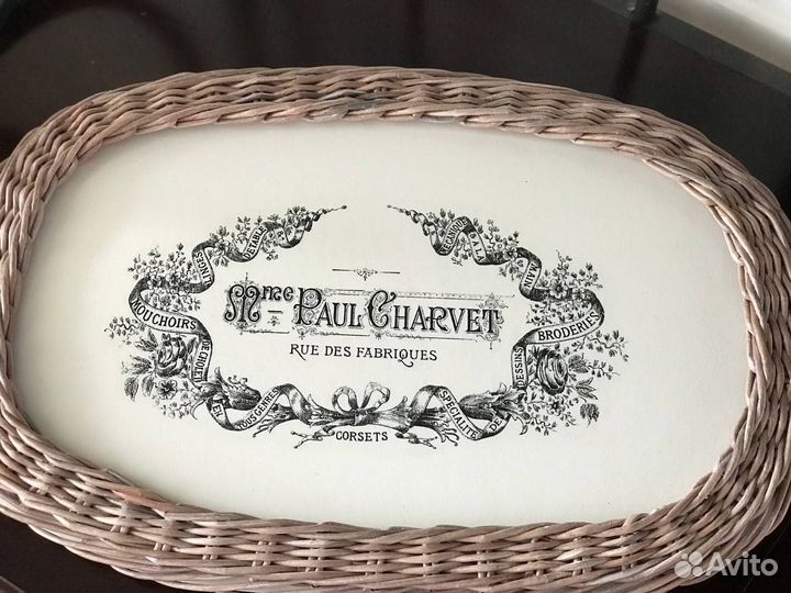 Поднос в винтажном стиле