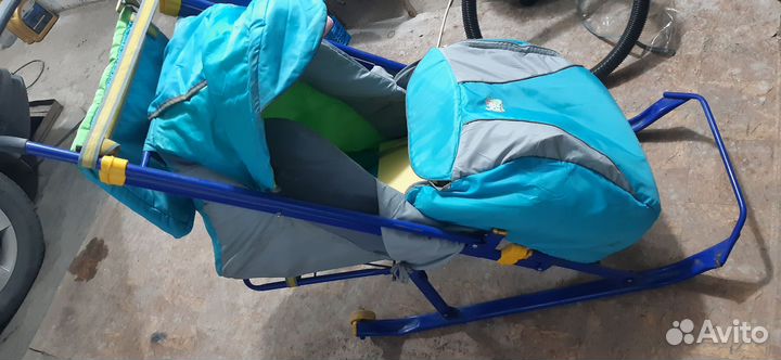 Санки коляска ника