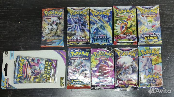 Бустеры карточек Покемон кки оригинал (обн. 03.07)