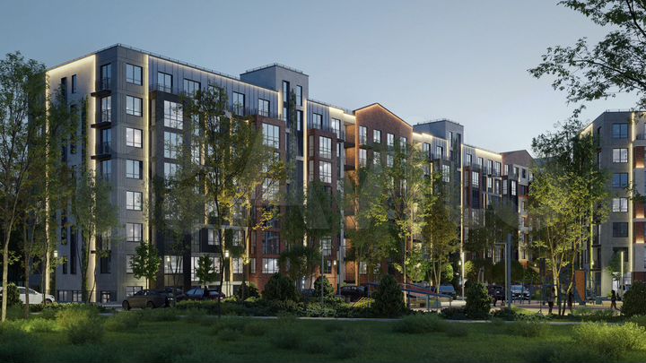 1-к. квартира, 42,8 м², 4/7 эт.