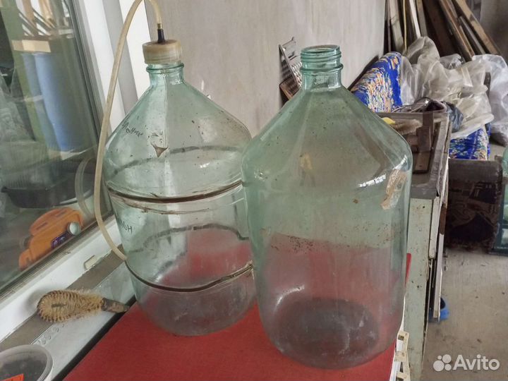 Бутылка стеклянная 20 литров