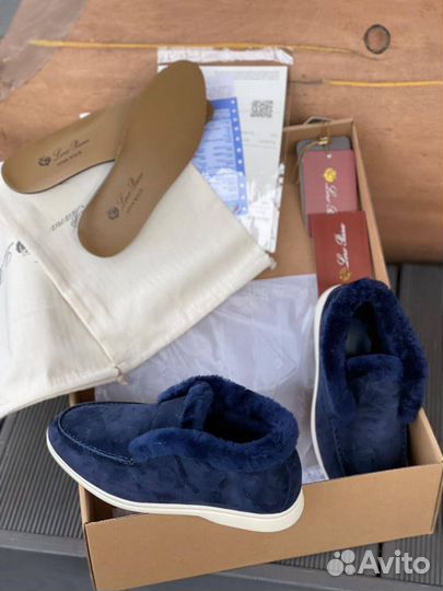 Лоферы зимние Loro piana