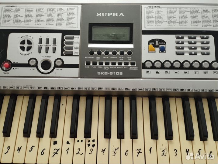 Синтезатор supra skb 610s