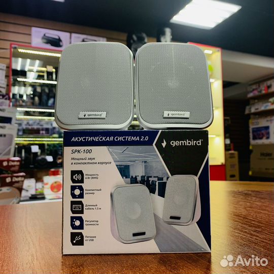 Колонки компьютерные Gembird SPK-100-W