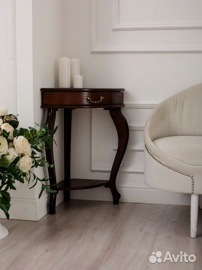 Консоль Угловая Элегант орех арт98253