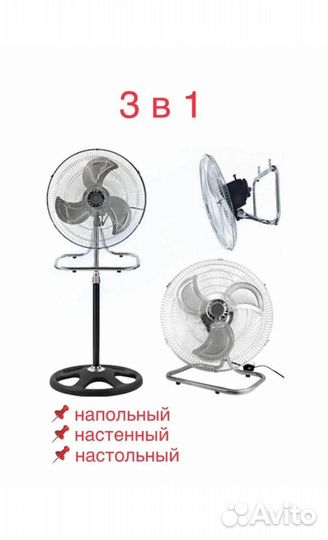 Вентилятор напольный настенный настенные