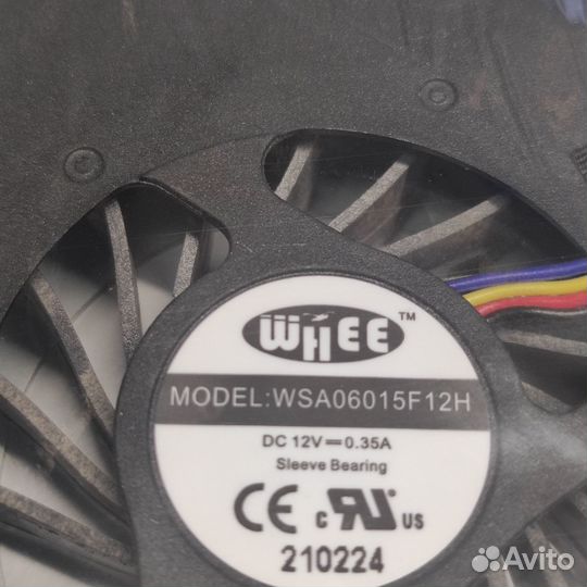 Кулер/вентилятор WSA06015F12H для Acer