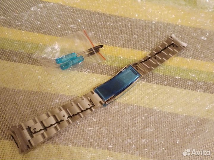 Браслет-Клипса для часов серый