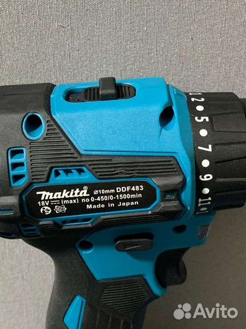 Аккумуляторная дрель шуруповерт makita безщеточная