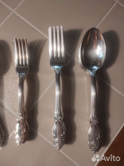 Мельхиоровые ложки и вилки