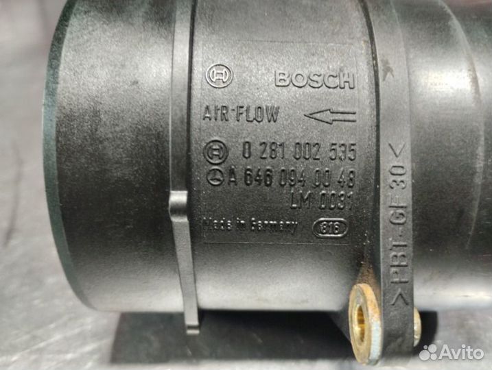 Расходомер воздуха Mercedes E-Class W211 OM646 2.2