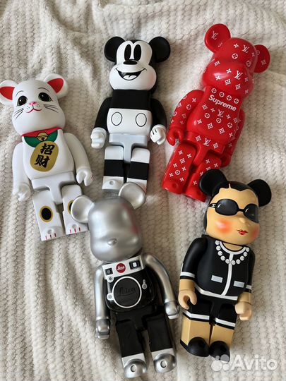 Мишки bearbrick 28 см