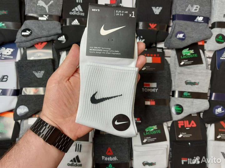 Носки Nike Adidas Puma Reebok