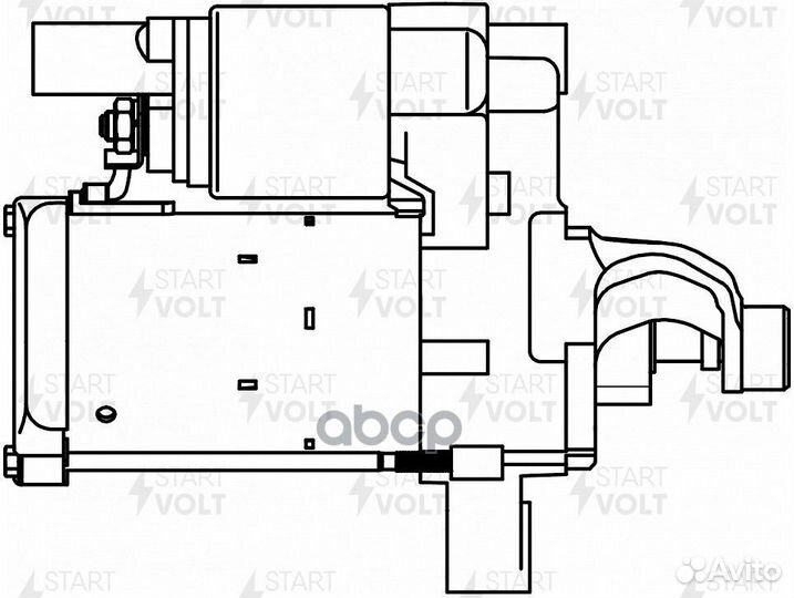 Стартер для а/м VAG A4 (15) /A5 (16) /Q5 (16)
