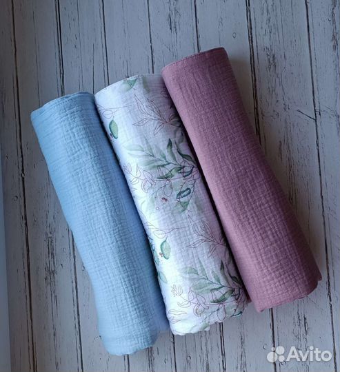 Муслиновые пеленки новые