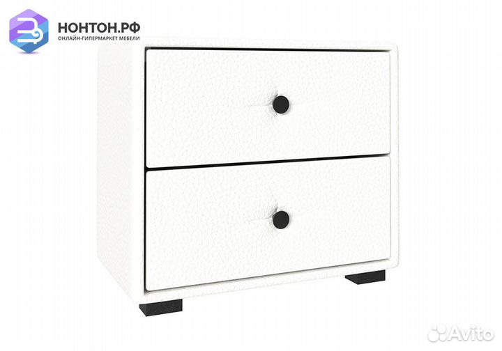 Тумба прикроватная Tango экокожа белая