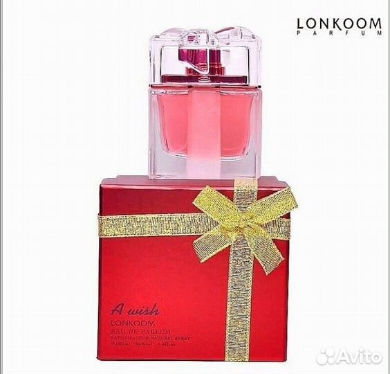 Lonkoom A wish Красный 100ml готовый подарок