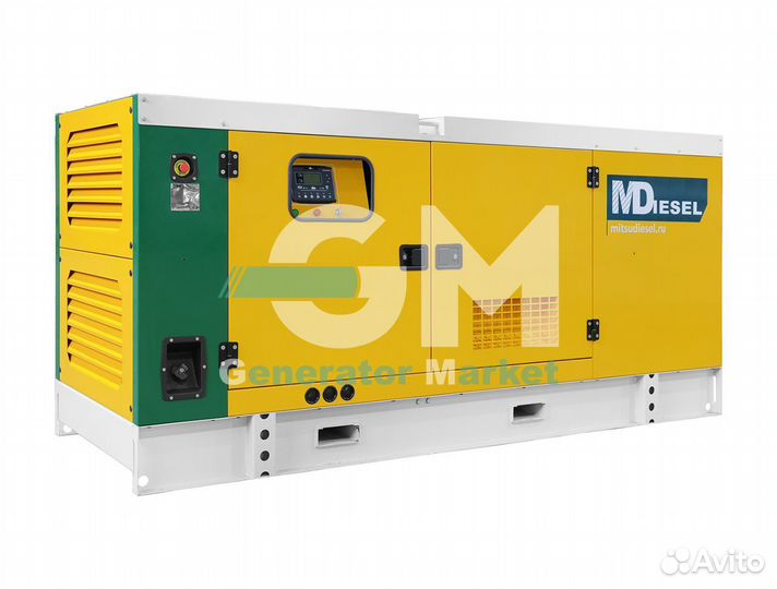 Дизельный генератор в кожухе 120 кВт Mitsudiesel