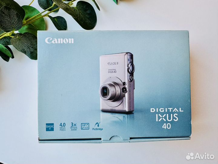 Фотоаппарат Canon Digital ixus 40