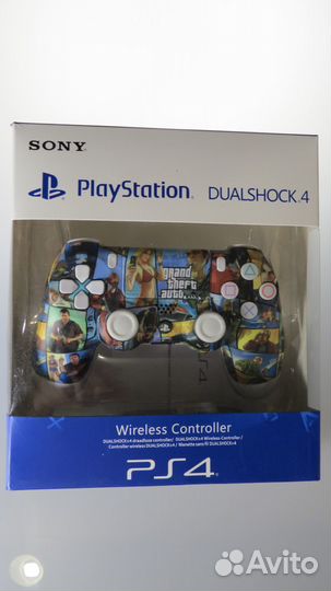 Джойстики для PS4 DualShock PS4 V2 gta 5 edition