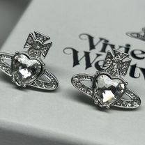 Vivienne westwood серьги (серебро)