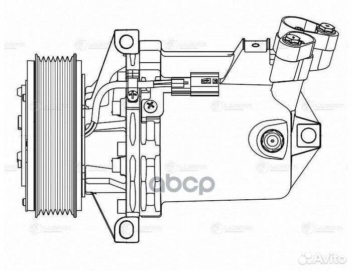 Компрессор кондиц. для а/м Renault Duster (15)