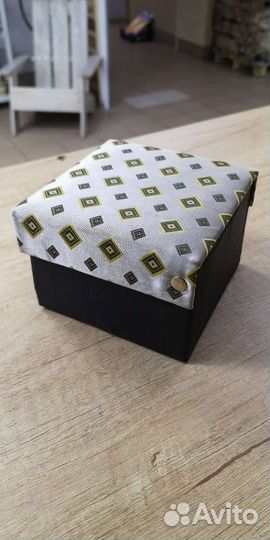 Набор шёлковый галстук запанки платок