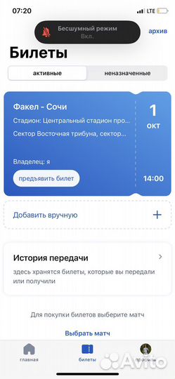3 билета на факел сочи