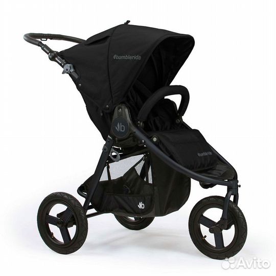 Коляска Bumbleride Indie, Чёрный (Matte Black)