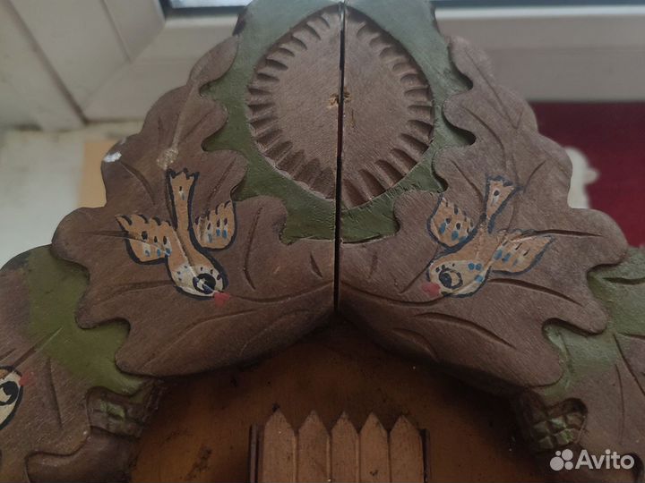 Красивые часы СССР с кукушкой