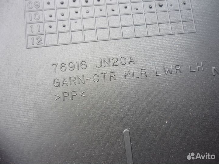 Накладка на стойку кузова LH/RH Nissan Teana J32